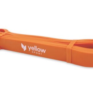 Exercitare cauciuc galbenPOWER Band portocaliu rezistență 16-29 kg